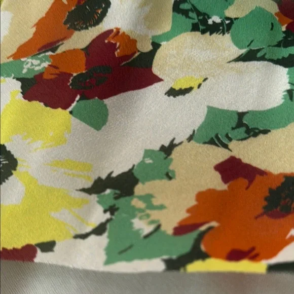 Anthropologie Floral Print V-Neck Women's Dress - Picture 15 of 16